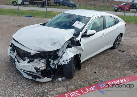 2021 Honda Civic Lx из США, поврежденный, VIN 2HGFC2F6XMH510593